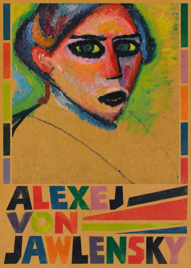 Alexej von Jawlensky Expressionist Head No4 - Poster