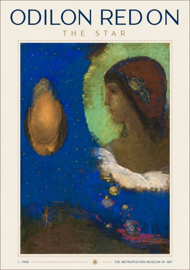 Odilon Redon The Star No3 - Poster