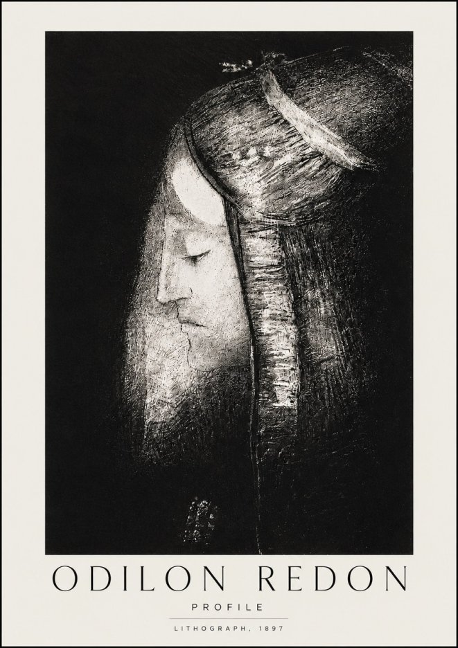 Odilon Redon Profile No4 - Poster