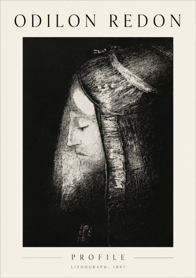 Odilon Redon Profile No6 - Poster