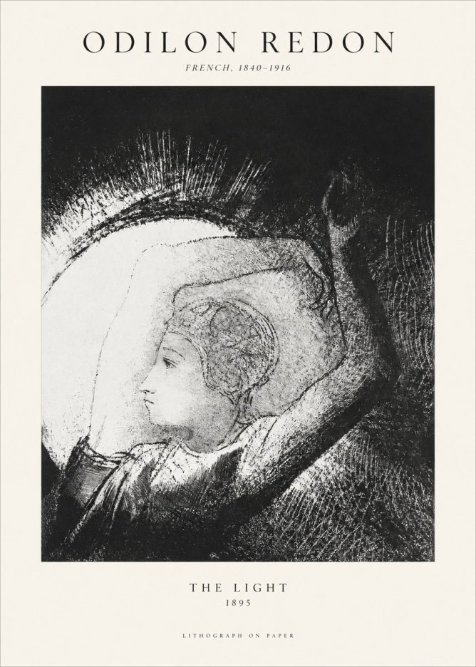 Odilon Redon The Light No1 - Poster