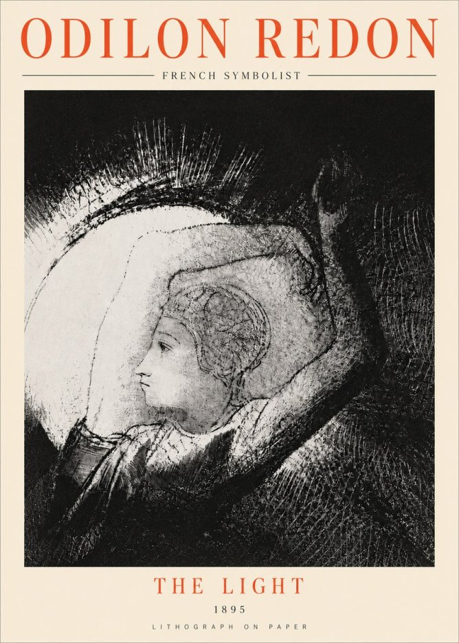 Odilon Redon The Light No4 - Poster