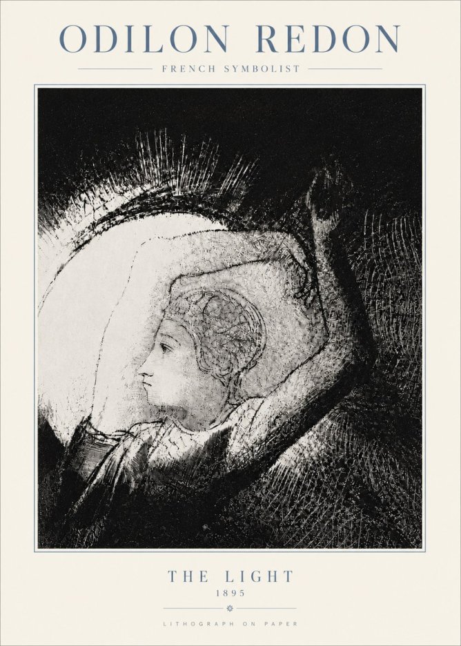 Odilon Redon The Light No5 - Poster