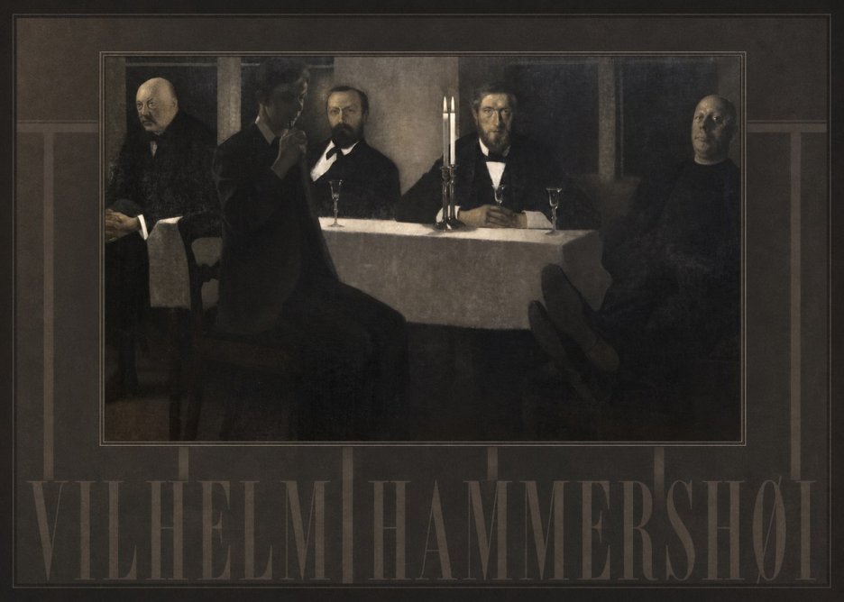 Vilhelm Hammershøi Five Portraits II No4 - Poster