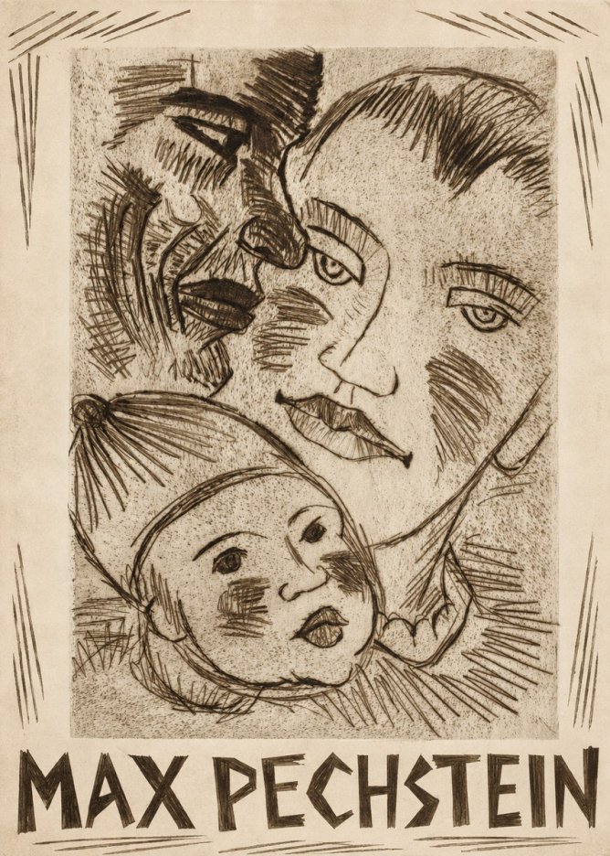 Max Pechstein Fischerfamilie No2 - Poster