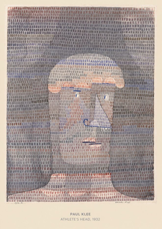 Paul Klee Athlete's Head No4 - Poster