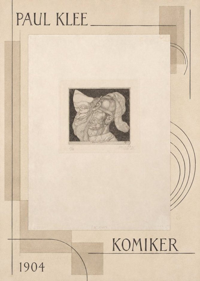 Paul Klee Komiker No2 - Poster
