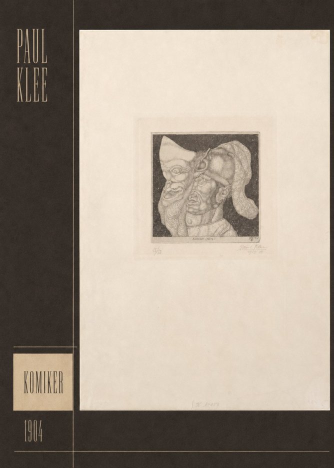 Paul Klee Komiker No4 - Poster
