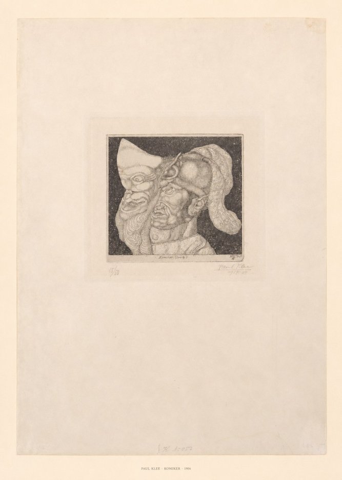 Paul Klee Komiker No6 - Poster