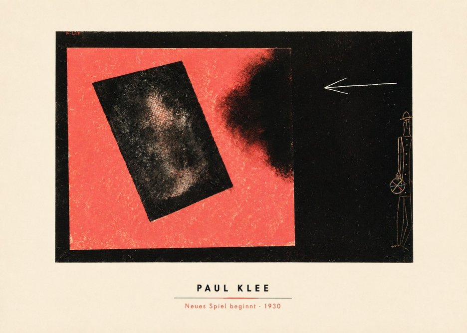 Paul Klee Neues Spiel Beginnt No4 - Poster