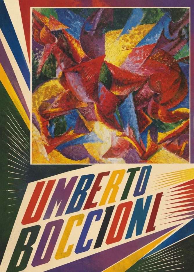 Umberto Boccioni Umberto Boccioni I No4 - Poster