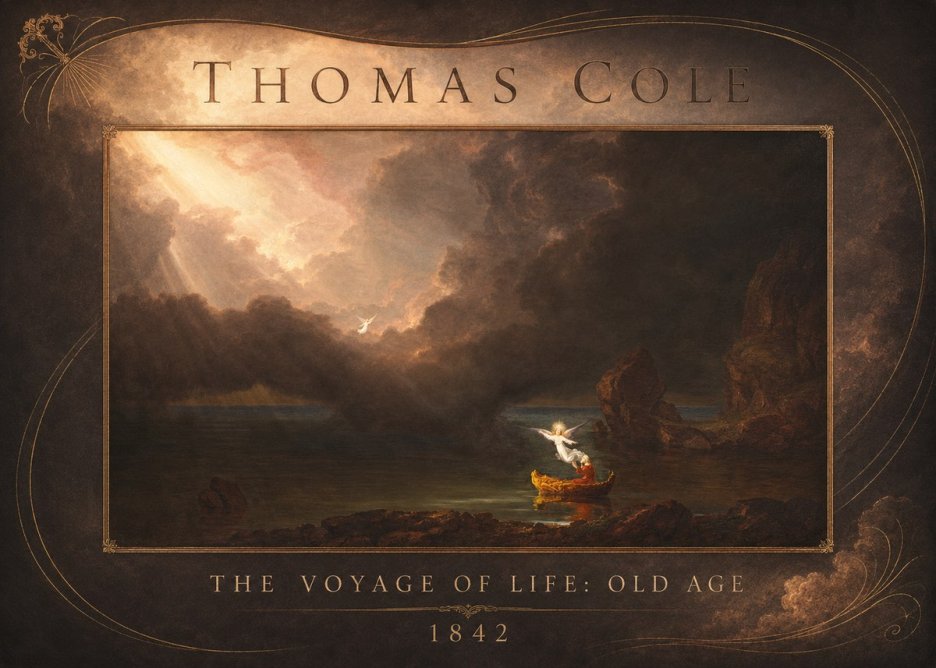 Thomas Cole The Voyage of Life: Old Age II No2 - Poster