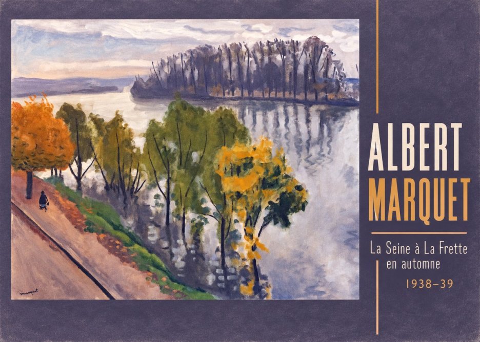 Albert Marquet La Seine À La Frette En Automne No5 - Poster