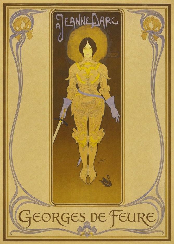 Georges de Feure À Jeanne D'arc No1 - Poster