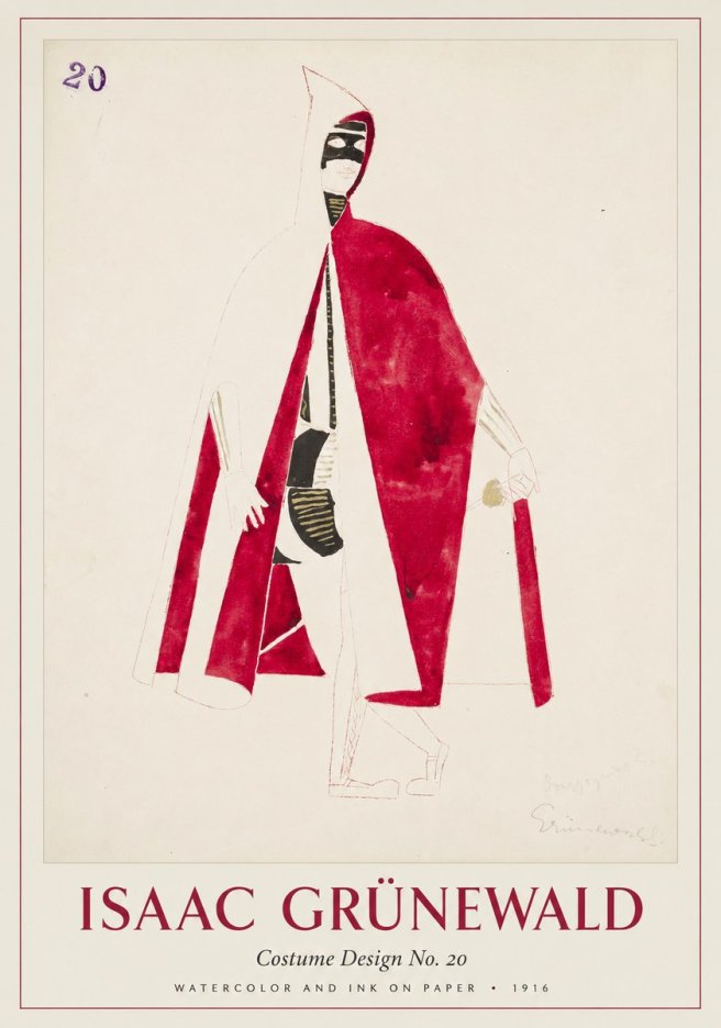 Isaac Grünewald Costume Design No. 20 No1 - Poster