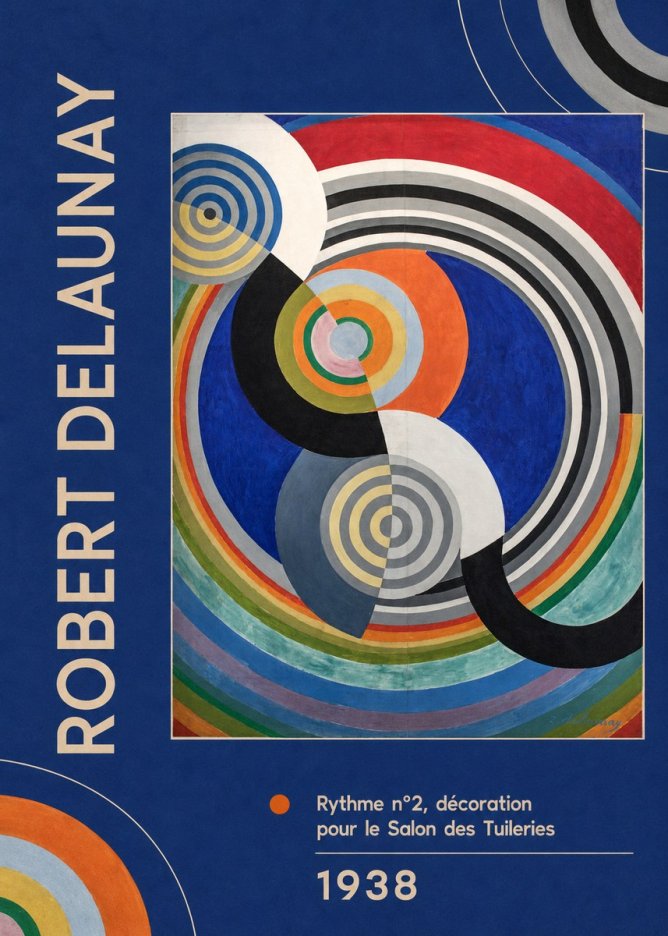 Robert Delaunay Rythme N°2, Décoration Pour Le Salon Des Tuileries No2 - Poster