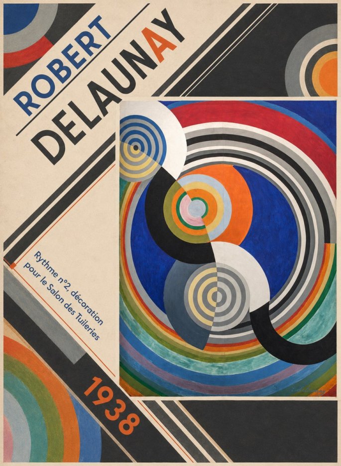 Robert Delaunay Rythme N°2, Décoration Pour Le Salon Des Tuileries No4 - Poster