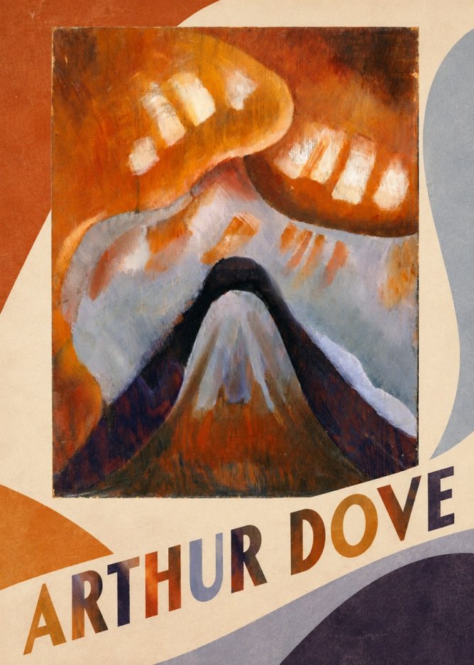 Arthur Dove Snowstorm No5 - Poster
