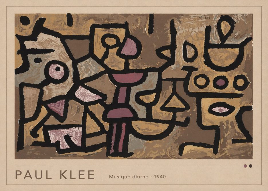 Paul Klee Musique Diurne No2 - Poster