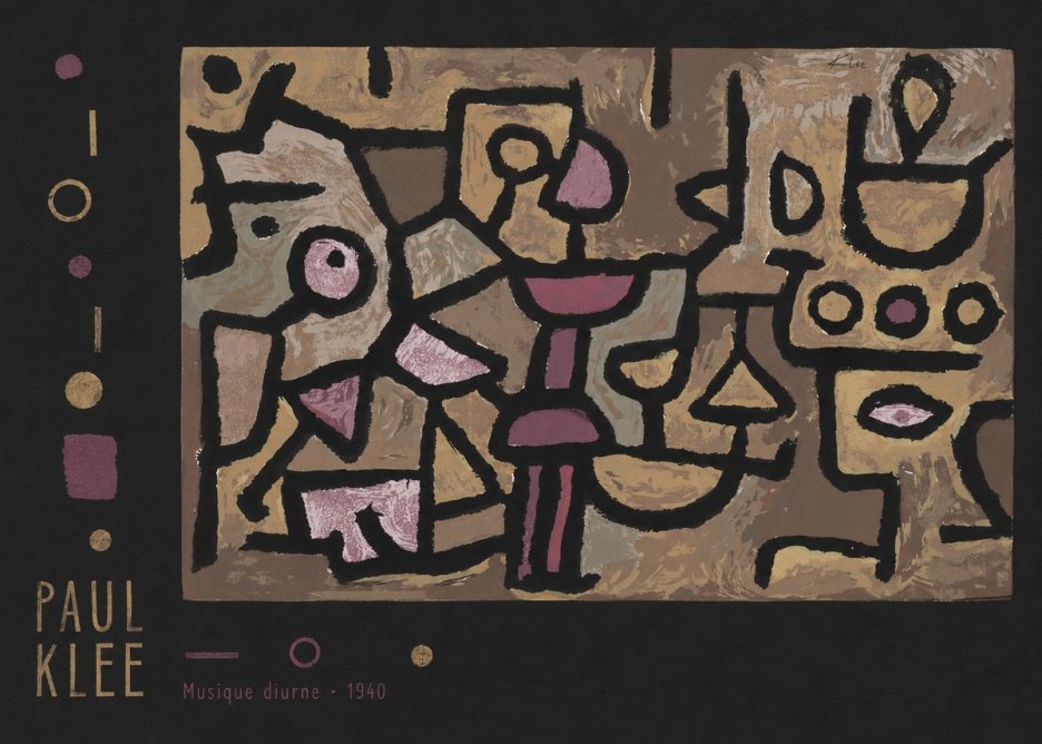 Paul Klee Musique Diurne No6 - Poster