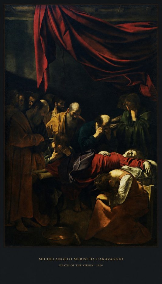 Michelangelo Merisi da Caravaggio Death of the Virgin No5 - Poster