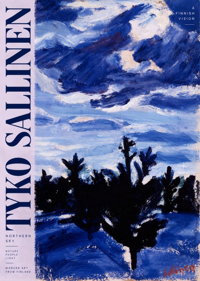 Tyko Sallinen Northern Sky No6 - Poster