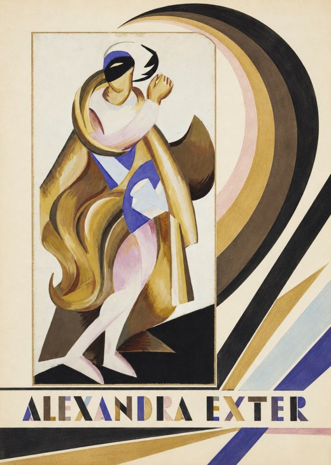 Alexandra Exter Art Deco Figure No4 - Poster