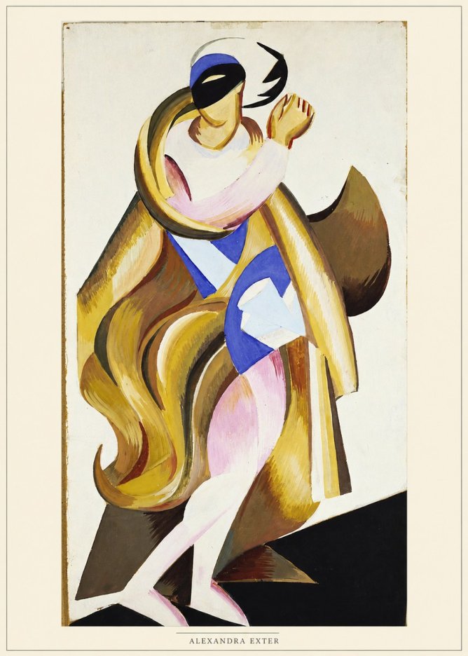 Alexandra Exter Art Deco Figure No6 - Poster