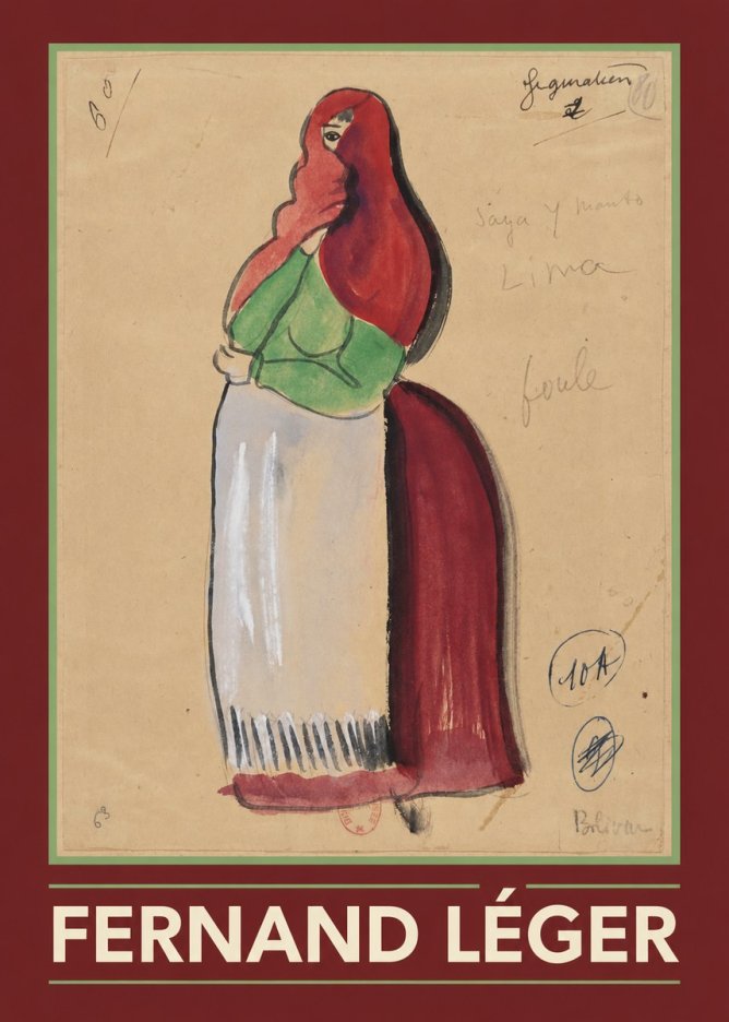 Fernand Léger Saja Y Manto Lima No1 - Poster