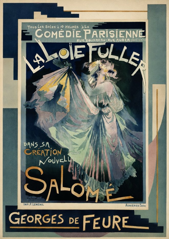 Georges de Feure La Loïe Fuller - Salomé I No3 - Poster