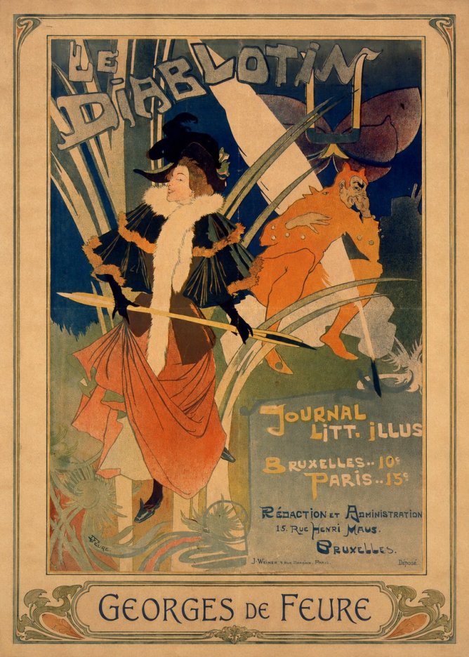 Georges de Feure Le Diablotin II No4 - Poster