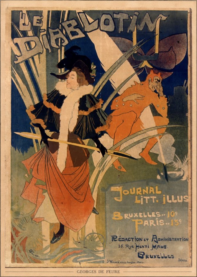 Georges de Feure Le Diablotin II No6 - Poster
