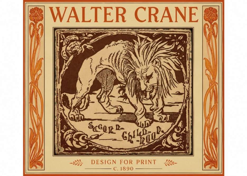 Walter Crane Sacred Childhood No3 - Poster
