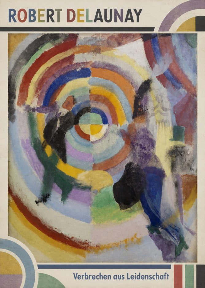 Robert Delaunay Verbrechen Aus Leidenschaft No1 - Poster