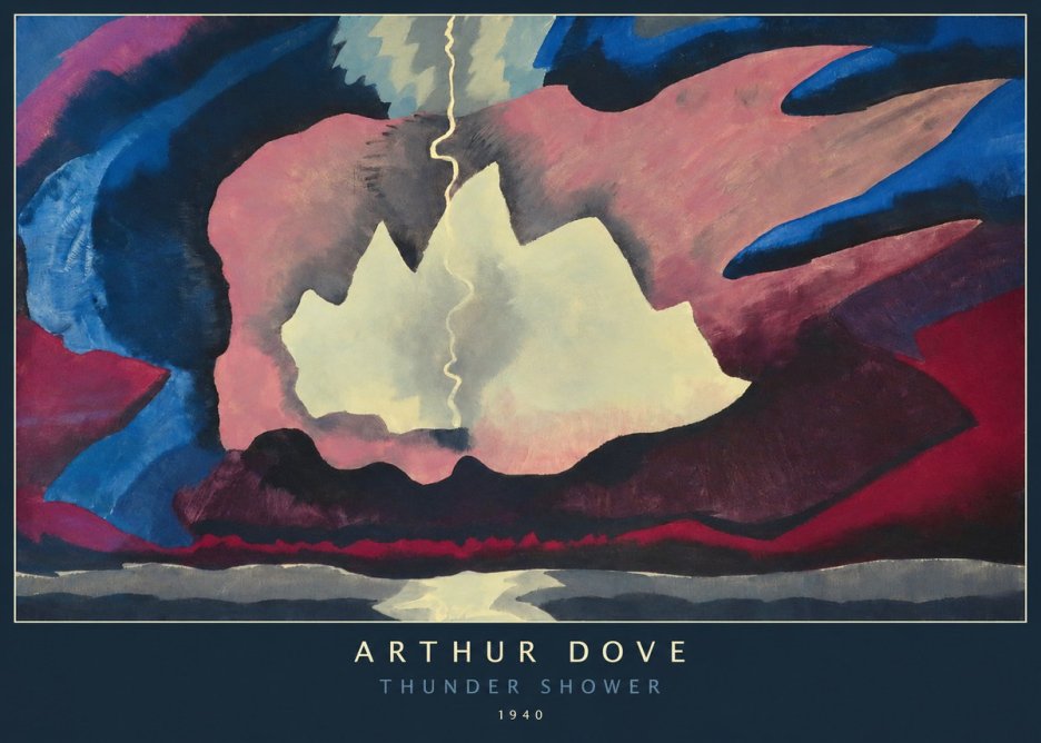 Arthur Dove Thunder Shower No6 - Poster