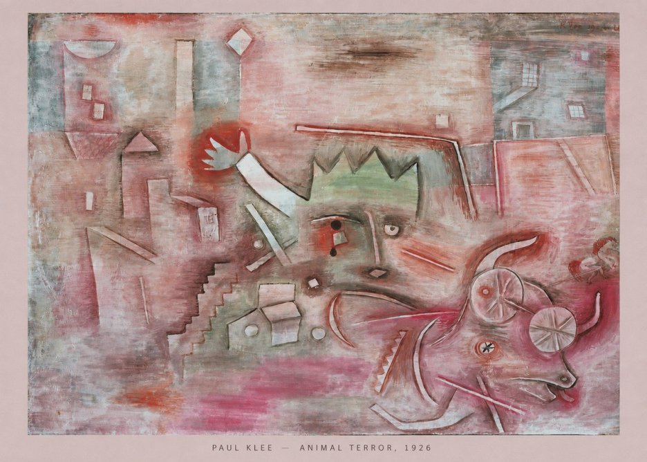 Paul Klee Animal Terror No5 - Poster