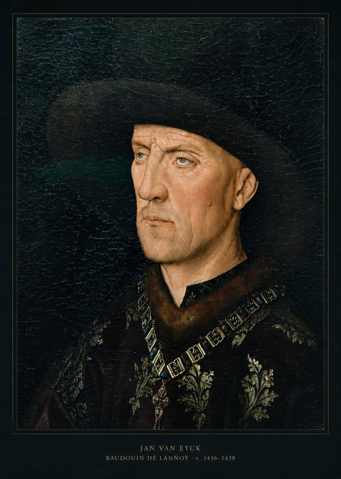 Jan van Eyck Baudouin De Lannoy No4 - Poster