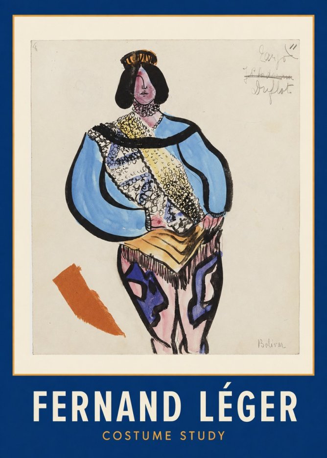 Fernand Léger Bolivar VIII No2 - Poster