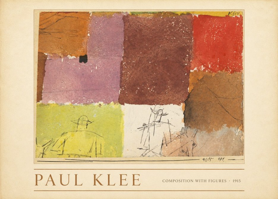 Paul Klee Composition with Figures I No1 - Poster
