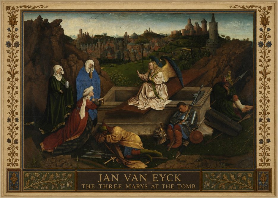 Jan van Eyck The Three Marys at the Tomb No1 - Poster
