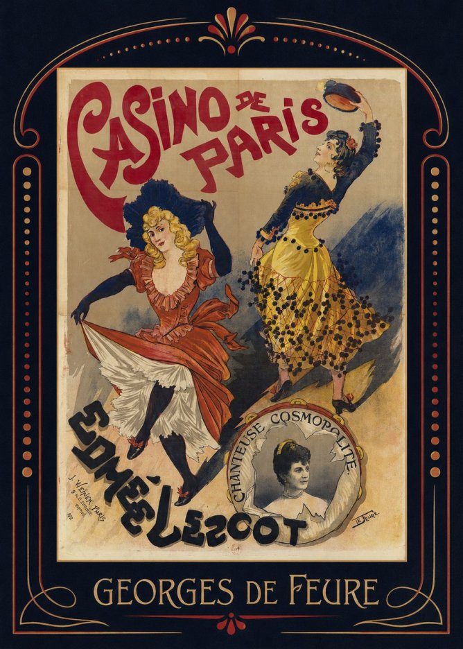 Georges de Feure Edmée Lescot No6 - Poster