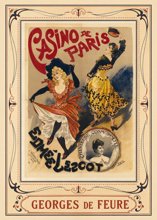 Georges de Feure Edmée L'escot No1 - Poster