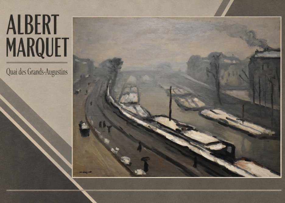 Albert Marquet Quai Des Grands-augustins No2 - Poster