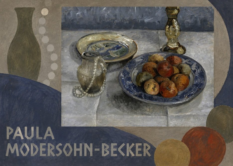 Paula Modersohn-Becker Still Life with Candlestick, Pitcher, and Fruit No5 - Poster