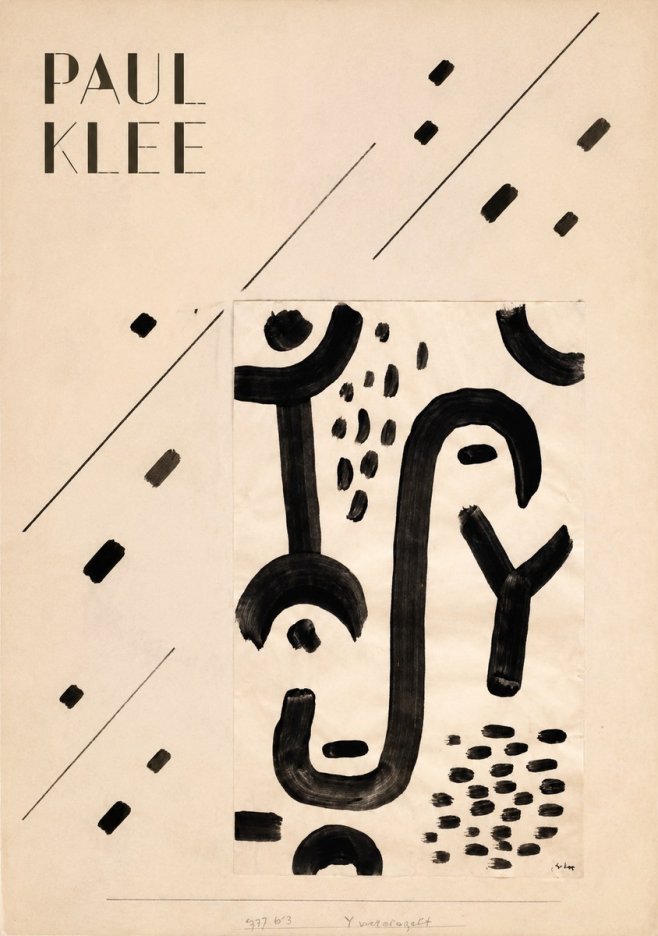 Paul Klee Face of the Goddess No6 - Poster