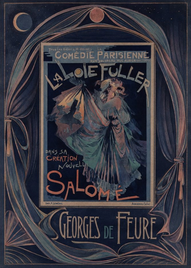 Georges de Feure La Loïe Fuller - Salomé II No4 - Poster