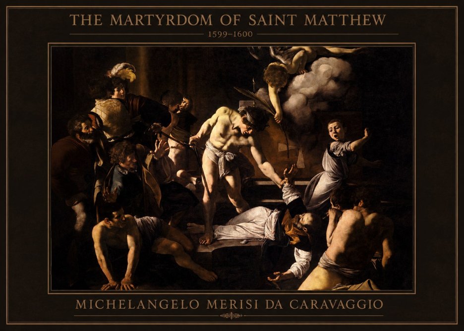 Michelangelo Merisi da Caravaggio The Martyrdom of Saint Matthew No4 - Poster