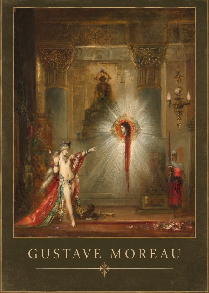 Gustave Moreau The Apparition II No2 - Poster