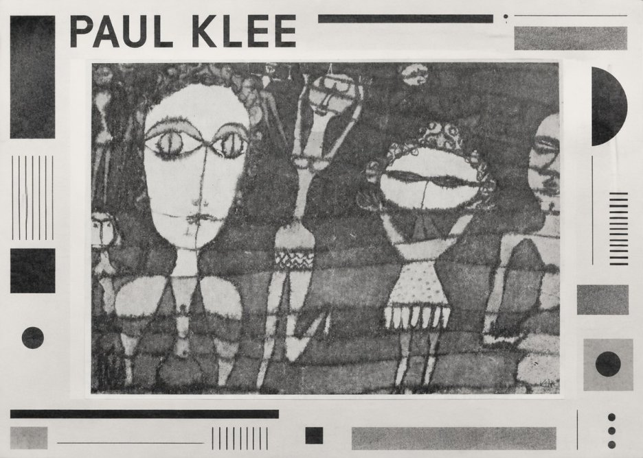 Paul Klee Specter of a Genius No3 - Poster