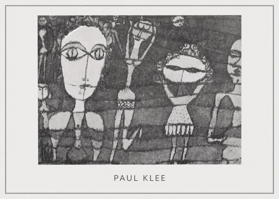 Paul Klee Specter of a Genius No5 - Poster
